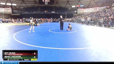 78 lbs Cons. Round 3 - Jett Vilona, Port Angeles Wrestling Club vs Grant Lancaster, Port Angeles Wrestling Club