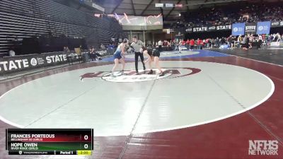 Girls 3A/4A 155 Quarterfinal - Hope Owen, River Ridge (Girls) vs Frances Porteous, Bellingham SD (Girls)