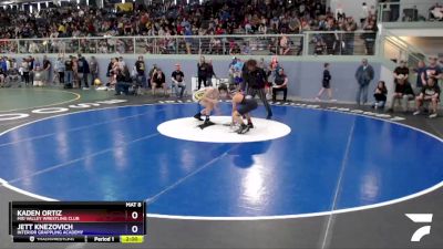 125 lbs Round 1 - Jett Knezovich, Interior Grappling Academy vs Kaden Ortiz, Mid Valley Wrestling Club