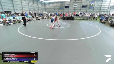 152 lbs Round 1 (8 Team) - David Jewell, Georgia BLACK vs Cash Morrell, Pennsylvania Red