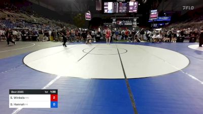 220 lbs Cons 32 #1 - Samuel Winkels, Minnesota vs Gavin Hannah, Pennsylvania