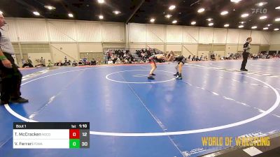 92 lbs Semifinal - Tyler McCracken, Northern Colorado 12U vs Vinny Ferrari, POWA 12 U