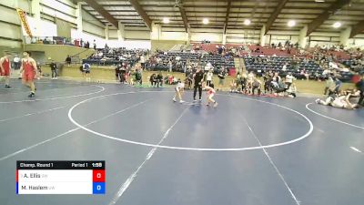 53 lbs Champ. Round 1 - August Ellis, Olympus Wrestling vs Mason Haslem, Uintah Wrestling