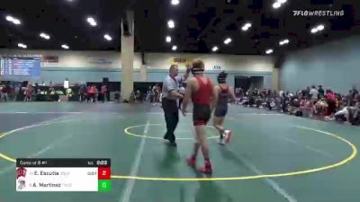 125 lbs Consi Of 8 #1 - Erik Escutia, UNLV vs Avian Martinez, Treasure Valley CC