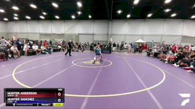 100 lbs Round 1 (16 Team) - Hunter Anderson, Idaho vs Hunter Sanchez, Utah