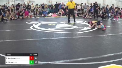 62 lbs Pools - Everly Anderson, Grindhouse W.C. vs Kamryn Sines, Lunatics