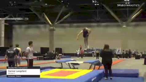 Connor Langsford - Double Mini Trampoline, DeVeau's - 2021 USA Gymnastics Championships