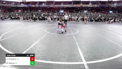 53 lbs Semifinal - Uriah Guebara, Maize vs Madden Moore, Keystone Wrestling Club