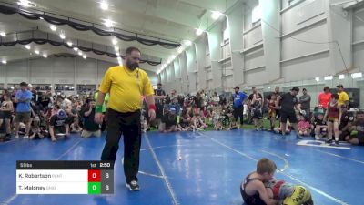 55 lbs Pools - Karsyn Robertson, Panther Elite vs Trenton Maloney, Ohio Gold