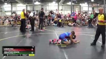 78 lbs Round 5 (6 Team) - Sebastian Gracia, Indiana Outlaws vs Logan Pao, Untouchables White