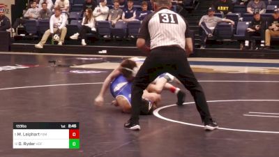 133 lbs Round Of 16 - Mason Leiphart, Franklin & Marshall vs Dylan Ryder, Hofstra