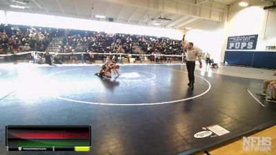 132 lbs Quarterfinal - Brett Kissick, Mt. Si vs Eli Chmielewski, Issaquah