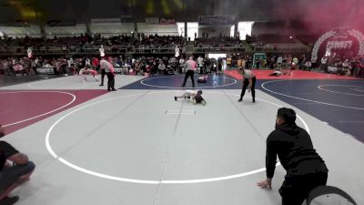 49 lbs Quarterfinal - Leonardo Pena, Ridge WC vs Jesus Vasquez, Duran WC