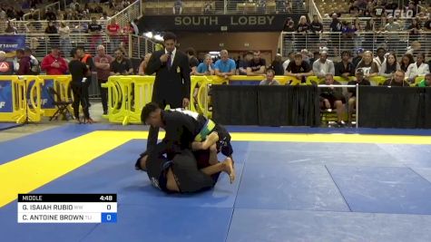 GIOVANNI ISAIAH RUBIO vs CARLEAK ANTOINE BROWN 2024 Pan Jiu Jitsu IBJJF Championship