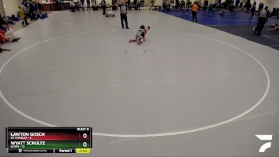 65 lbs Semis & 1st Wrestleback (8 Team) - Lawton Gosch, St. Charles vs Wyatt Schultz, LCWM