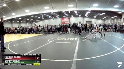 92 lbs Cons. Round 3 - Memphis Gooch, Hornet WC vs Emmett Brown, Great Bridge Wrestling Club