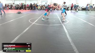 160 lbs Round 4 (10 Team) - Gavin Bowman, Jacket WC vs Jerik Winland, Ohio Gold 24K