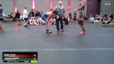 150 lbs Quarterfinals (8 Team) - Adrain Manaco, Untouchables vs Eligh Little, MO Outlaws Black