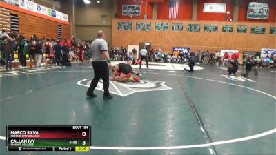 197 lbs Cons. Round 2 - Callan Ivy, Chabot College vs Marco Silva, Fresno City College