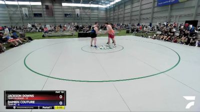 285 lbs Semis & 3rd Wb (16 Team) - Jackson Downs, Team Colorado vs Damien Couture, TEAM NC