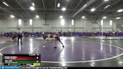 133 lbs Champ. Round 2 - Tim Fox, Wisconsin-Oshkosh vs Evan Husko, Cornell College