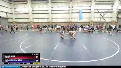 135 lbs Champ. Round 1 - Isabel Lieb, Alaska vs Alisa Misselhorn, Utah