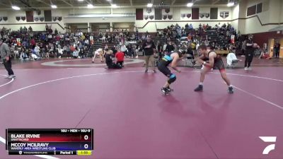 16U-9 lbs Round 3 - Blake Irvine, Unattached vs McCoy McIlravy, Waverly Area Wrestling Club