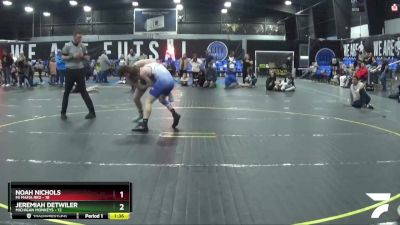 167 lbs Round 2 (8 Team) - Noah Nichols, Mi Mafia Red vs Jeremiah Detwiler, Michigan Monkeys