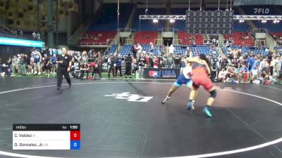 145 lbs Cons 8 #2 - Carlos Valdez, Idaho vs Daniel Gonzalez, Jr., Nebraska