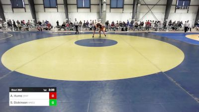 285 lbs Consi Of 16 #2 - Arik Hums, Centenary vs Spencer Dickinson, Western New England