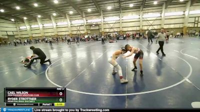 96 lbs Quarterfinal - Ryder Strottner, Mountain Ridge Sentinels vs Cael Wilson, Zion Thunder Wrestling Club