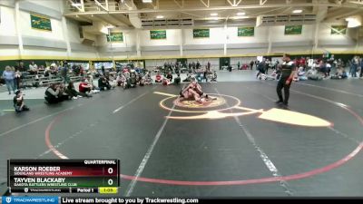 112 lbs Quarterfinal - Tayven Blackaby, DAKOTA RATTLERS WRESTLING CLUB vs Karson Roeber, Siouxland Wrestling Academy