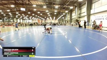 60 lbs Rd# 5- 3:45pm Friday Final Pool - Kenny Hartman, Minion Green vs Santino DeLeon, VA Hammers