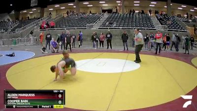 98 lbs 2nd Place Match - Alden Marquess, Mat Sense vs Cooper Bain, Eastern Oregon Elite