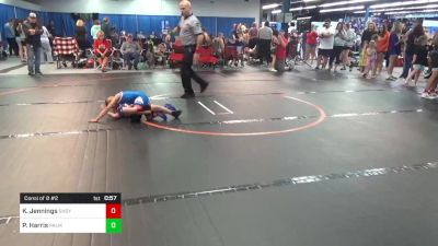 50 lbs Consi Of 8 #2 - Kayson Jennings, Shadyside vs Pierre Harris, Pal Mac