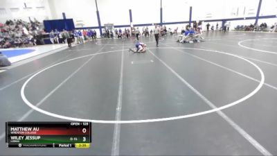 125 lbs Cons. Round 2 - Matthew Au, Wheaton College vs Wiley Jessup, Loras