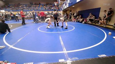 88 lbs Semifinal - Nash Denison, Cowboy Wrestling Club vs Asher Hobbs, Salina Wrestling Club