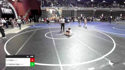 70 lbs Quarterfinal - Easton Coats, Bear Cave vs Silas Seldomridge, RawTown Elite