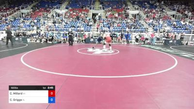 160 lbs Rnd Of 64 - Charlie Millard, Wisconsin vs Christion Griggs, Alabama