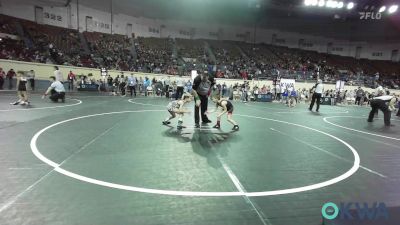 49 lbs Round Of 32 - Beau Barnett, Cushing Tigers vs Troy Petry, Standfast