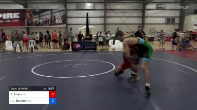 74 kg Consi Of 64 #2 - Salieri Allen, Edinboro Regional Training Center vs Clay Radenz, Gorilla Wrestling Club, Inc