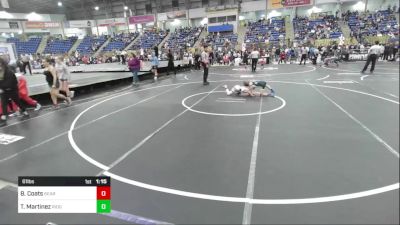 61 lbs Final - Brody Coats, Bear Cave vs Timmy Martinez, Ridge Wrestling Club