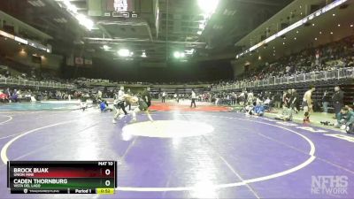 138 lbs Cons. Round 2 - Caden Thornburg, Vista Del Lago vs Brock Buak, Union Mine