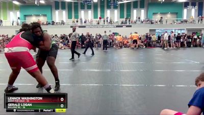 285 lbs Round 1 (4 Team) - Gerald Logan, Bulldog WC vs Lennox Washington, Quest For Gold