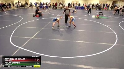 102 lbs Quarterfinal - Nolan Ourada, Minnesota vs Anthony Schoeller, Minnesota