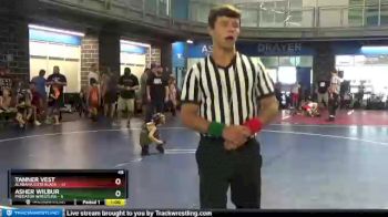45 lbs Round 9 (10 Team) - Tanner Vest, Alabama Elite Black&nbsp; vs Asher Wilbur, Predator Wrestling
