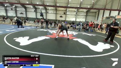 165 lbs 1st Place Match - Dustin Baxter, WA vs Devan Carter, WA