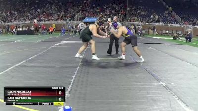 D1-285 lbs Cons. Semi - Gjon Nikollaj, De La Salle Collegiate vs Sam Battaglia, Dakota HS