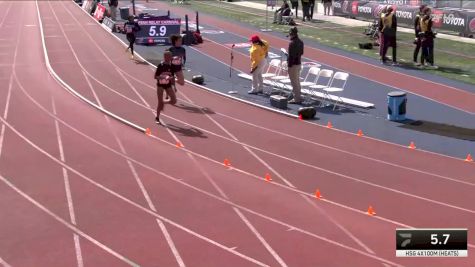 High School Girls' 4x100m Relay Event 107, Prelims 4