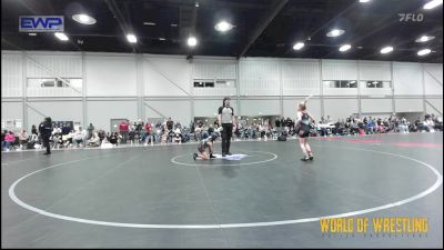 70 lbs Quarterfinal - Paityn McCann, Sisters On The Mat Black vs Remington Scanlon, Aggression Legionaries Girls